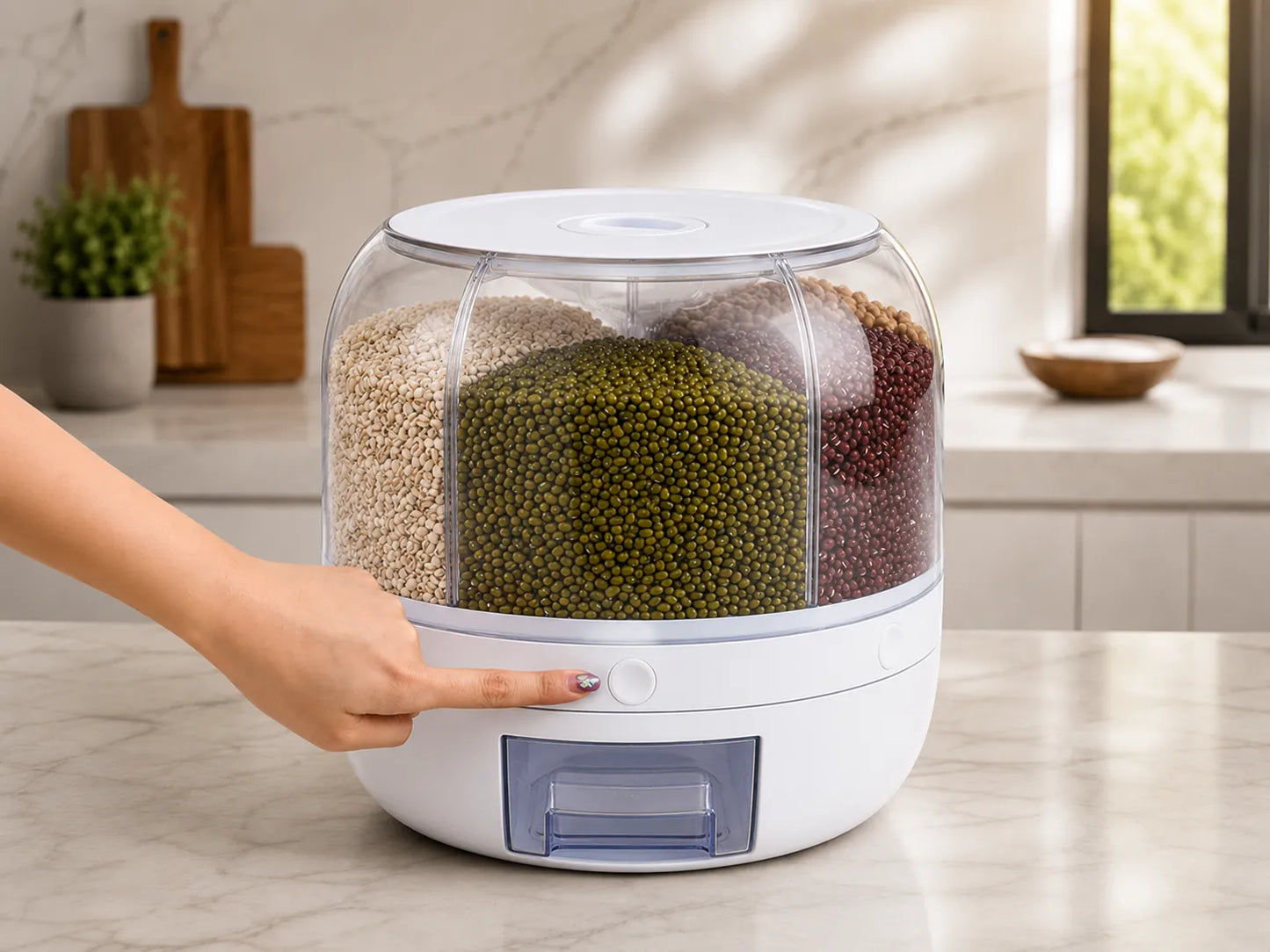 SmartSilo™ 360 Grain Dispenser 🌾 + ضمان سنتين